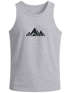 Herren Tank-Top Berge Wandern Polygon Design Print Outdoor Muskelshirt Neverless®preview