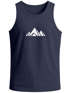 Herren Tank-Top Berge Wandern Polygon Design Print Outdoor Muskelshirt Neverless®preview