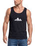 Herren Tank-Top Berge Wandern Polygon Design Print Outdoor Muskelshirt Neverless®preview
