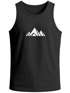 Herren Tank-Top Berge Wandern Polygon Design Print Outdoor Muskelshirt Neverless®preview