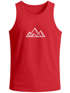 Herren Tank-Top Berge Wandern Polygon Design Print Outdoor Muskelshirt Neverless®preview