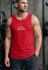 Herren Tank-Top Berge Wandern Polygon Design Print Outdoor Muskelshirt Neverless®preview