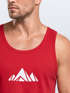 Herren Tank-Top Berge Wandern Polygon Design Print Outdoor Muskelshirt Neverless®preview