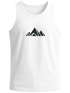 Herren Tank-Top Berge Wandern Polygon Design Print Outdoor Muskelshirt Neverless®preview