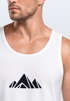 Herren Tank-Top Berge Wandern Polygon Design Print Outdoor Muskelshirt Neverless®preview