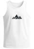 Herren Tank-Top Berge Wandern Polygon Design Print Outdoor Muskelshirt Neverless®preview
