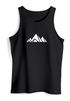 Herren Tank-Top Berge Wandern Polygon Design Print Outdoor Muskelshirt Neverless®preview