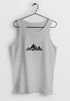 Herren Tank-Top Berge Wandern Polygon Design Print Outdoor Muskelshirt Neverless®preview