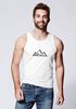 Herren Tank-Top Berge Wandern Polygon Design Print Outdoor Muskelshirt Neverless®preview