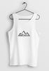 Herren Tank-Top Berge Wandern Polygon Design Print Outdoor Muskelshirt Neverless®preview