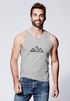 Herren Tank-Top Berge Wandern Polygon Design Print Outdoor Muskelshirt Neverless®preview