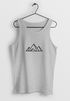 Herren Tank-Top Berge Wandern Polygon Design Print Outdoor Muskelshirt Neverless®preview