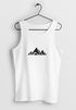 Herren Tank-Top Berge Wandern Polygon Design Print Outdoor Muskelshirt Neverless®preview