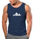 Herren Tank-Top Berge Wandern Polygon Design Print Outdoor Muskelshirt Neverless®preview