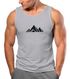 Herren Tank-Top Berge Wandern Polygon Design Print Outdoor Muskelshirt Neverless®preview