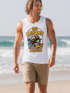 Herren Tank-Top Big Kahuna Burger Printshirt lustig Aufdruck Surfen Welle Film-Parodie Muskelshirt Neverless®preview