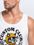 Herren Tank-Top Biker Motiv Racing Cat Schriftzug Ride Fast Die Last Fashion Streetstyle Muskelshirt Muscle Shirt Neverless®preview