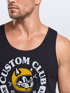 Herren Tank-Top Biker Motiv Racing Cat Schriftzug Ride Fast Die Last Fashion Streetstyle Muskelshirt Muscle Shirt Neverless®preview