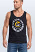 Herren Tank-Top Biker Motiv Racing Cat Schriftzug Ride Fast Die Last Fashion Streetstyle Muskelshirt Muscle Shirt Neverless®preview
