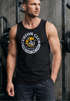 Herren Tank-Top Biker Motiv Racing Cat Schriftzug Ride Fast Die Last Fashion Streetstyle Muskelshirt Muscle Shirt Neverless®preview