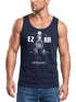 Herren Tank-Top Biker Motorrad Chopper Motiv Front Vintage Neverless®preview