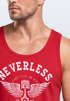 Herren Tank Top Biker Motorrad Motorblock Engine Flügel Wings Neverless®preview