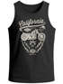 Herren Tank-Top Biker Motorrad Schriftzug California Full Tank Muskelshirt Muscle Shirt Neverless®preview