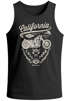 Herren Tank-Top Biker Motorrad Schriftzug California Full Tank Muskelshirt Muscle Shirt Neverless®preview