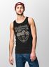 Herren Tank-Top Biker Motorrad Schriftzug California Full Tank Muskelshirt Muscle Shirt Neverless®preview