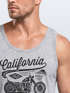 Herren Tank-Top Biker Motorrad Schriftzug California Full Tank Muskelshirt Muscle Shirt Neverless®preview
