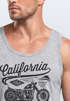 Herren Tank-Top Biker Motorrad Schriftzug California Full Tank Muskelshirt Muscle Shirt Neverless®preview
