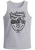 Herren Tank-Top Biker Motorrad Schriftzug California Full Tank Muskelshirt Muscle Shirt Neverless®preview