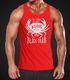 Herren Tank Top Black Crab Krabbe Krebs Neverless®preview