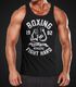 Herren Tank-Top boxen Boxing fight hard Brooklyn NYC Retro Motiv Sport Muskelshirt Muscle Shirt Neverless®preview