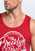 Herren Tank Top Brooklyn Race Motorcycle Vintage Watercolor Neverless®preview