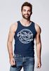 Herren Tank Top Brooklyn Race Motorcycle Vintage Watercolor Neverless®preview