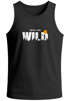 Herren Tank-Top Brustprint Bedruckt Into the Wild Schriftzug Outdoor Sommer Fashion Muskelshirt Neverless®preview