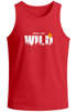 Herren Tank-Top Brustprint Bedruckt Into the Wild Schriftzug Outdoor Sommer Fashion Muskelshirt Neverless®preview