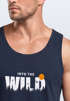 Herren Tank-Top Brustprint Bedruckt Into the Wild Schriftzug Outdoor Sommer Fashion Muskelshirt Neverless®preview