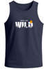 Herren Tank-Top Brustprint Bedruckt Into the Wild Schriftzug Outdoor Sommer Fashion Muskelshirt Neverless®preview