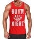Herren Tank-Top Burn All Night Muskelshirt Muscle Shirt Neverless®preview