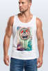 Herren Tank Top California Beach Sunset Palmen Los Angeles Retro Neverless®preview