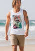Herren Tank Top California Beach Sunset Palmen Los Angeles Retro Neverless®preview
