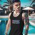 Herren Tank-Top California Brustprint Schrift Aufdruck Sommer Printshirt Fashion Sommer Muskelshirt Neverless®preview