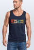 Herren Tank Top California Dreaming Summer Party Palmen Palms Retro Neverless®preview