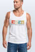 Herren Tank Top California Dreaming Summer Party Palmen Palms Retro Neverless®preview