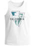 Herren Tank-Top  California Los Angeles Surfing Motiv Sommer Fashion USA Streetstyle Print Aufdruck Muskelshirt Neverless®preview
