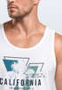 Herren Tank-Top  California Los Angeles Surfing Motiv Sommer Fashion USA Streetstyle Print Aufdruck Muskelshirt Neverless®preview