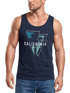 Herren Tank-Top  California Los Angeles Surfing Motiv Sommer Fashion USA Streetstyle Print Aufdruck Muskelshirt Neverless®preview