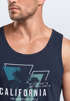Herren Tank-Top  California Los Angeles Surfing Motiv Sommer Fashion USA Streetstyle Print Aufdruck Muskelshirt Neverless®preview